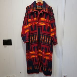 Cry Wolfe mens vintage Navajo Southwestern Arizona Wool Jacket Size medium